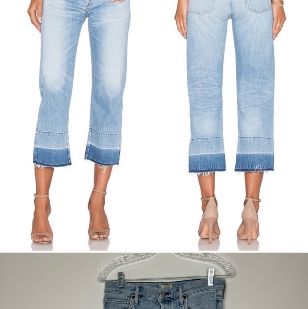 Citizens of humanity Cora relaxed undone hem size 25 Premium Denim - Picture 16 of 16